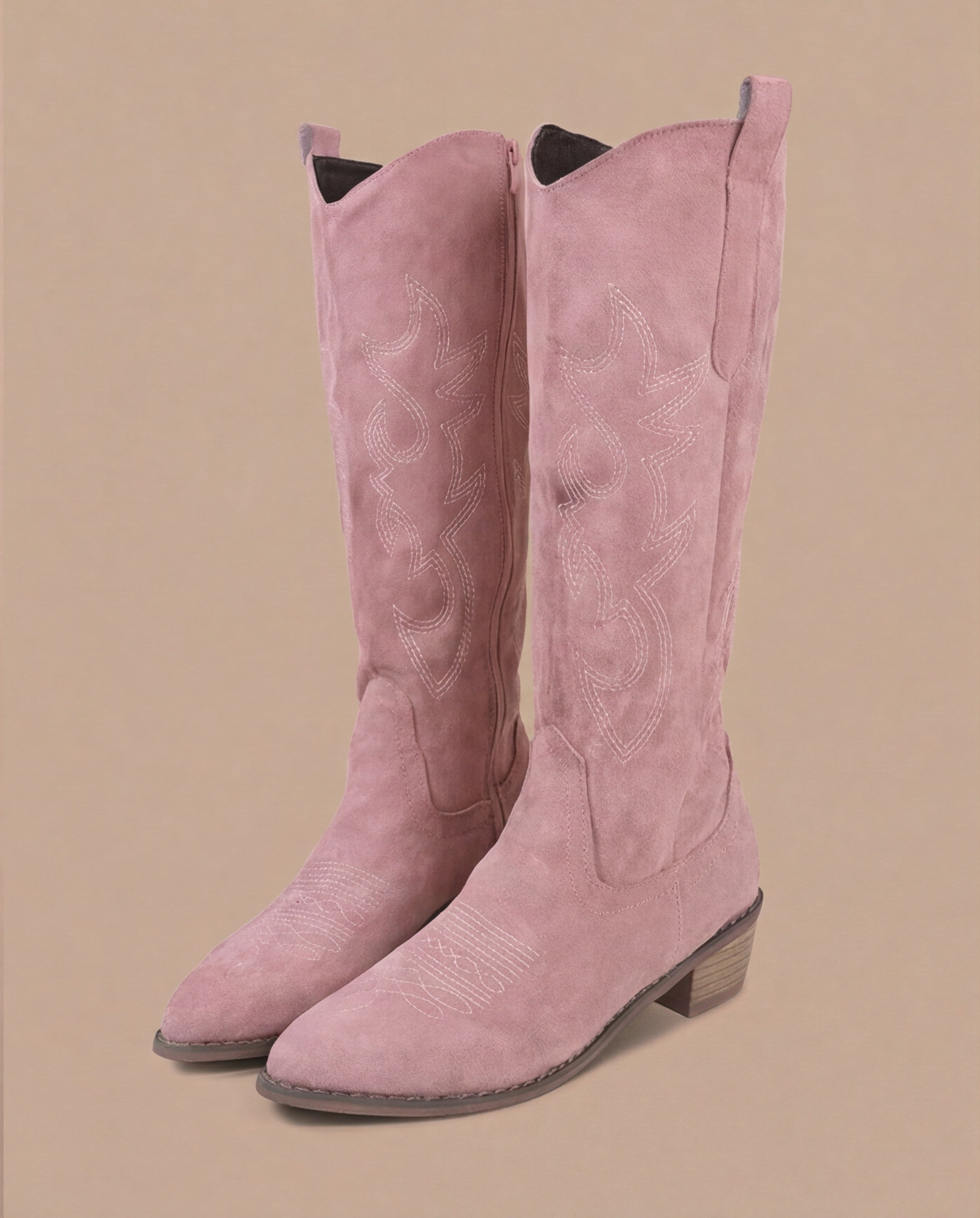 Ryder Bestickte Kniestiefel