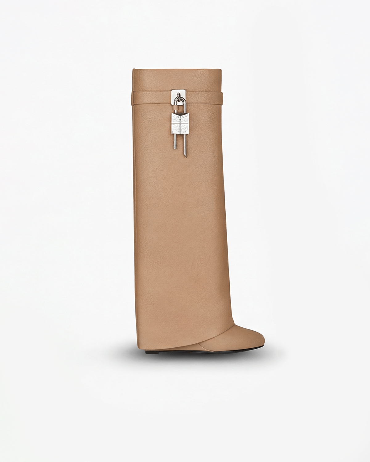 Botas de mujer hasta la rodilla con detalle de cremallera decorativa