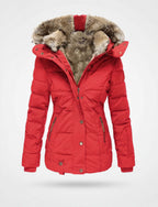 Damen Winterjacke – Gefüttert – Warme Parka mit Fellkapuze