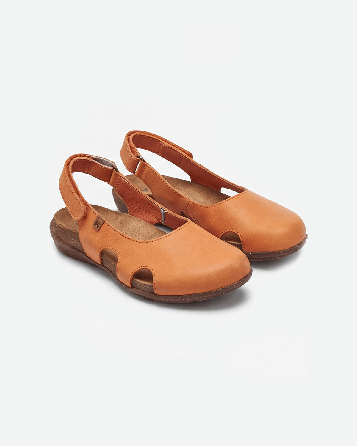 Damen Flache Sandalen – Slingback mit Ausschnitten