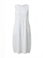 Besticktes ärmelloses Midi-Kleid für Damen