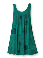 Damen Kleid – Ärmelloses Leichtes Sommerkleid mit Print