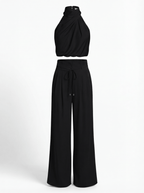 Damen-Set – One-Shoulder-Top & Weite Hose