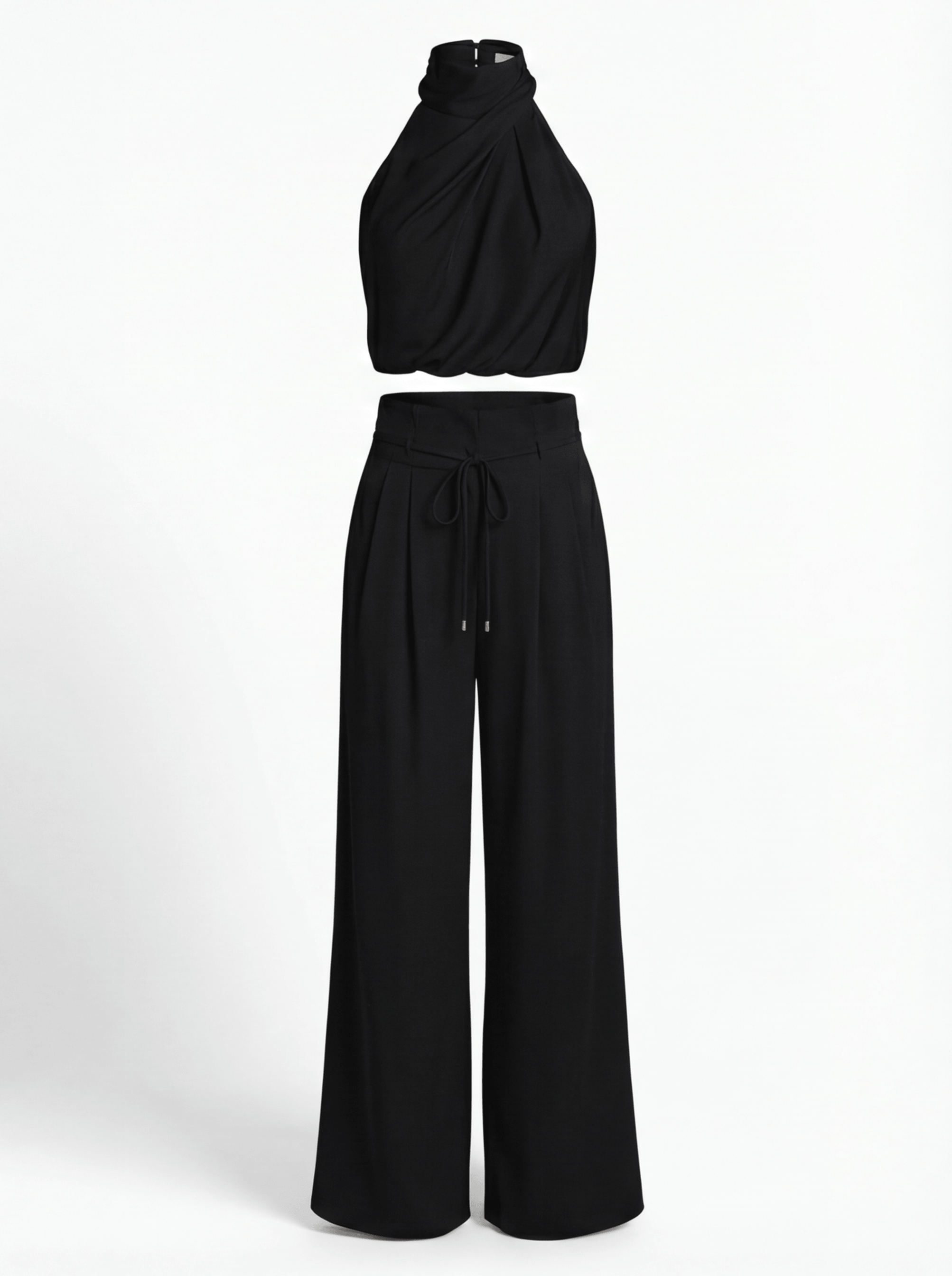 Damen-Set – One-Shoulder-Top & Weite Hose