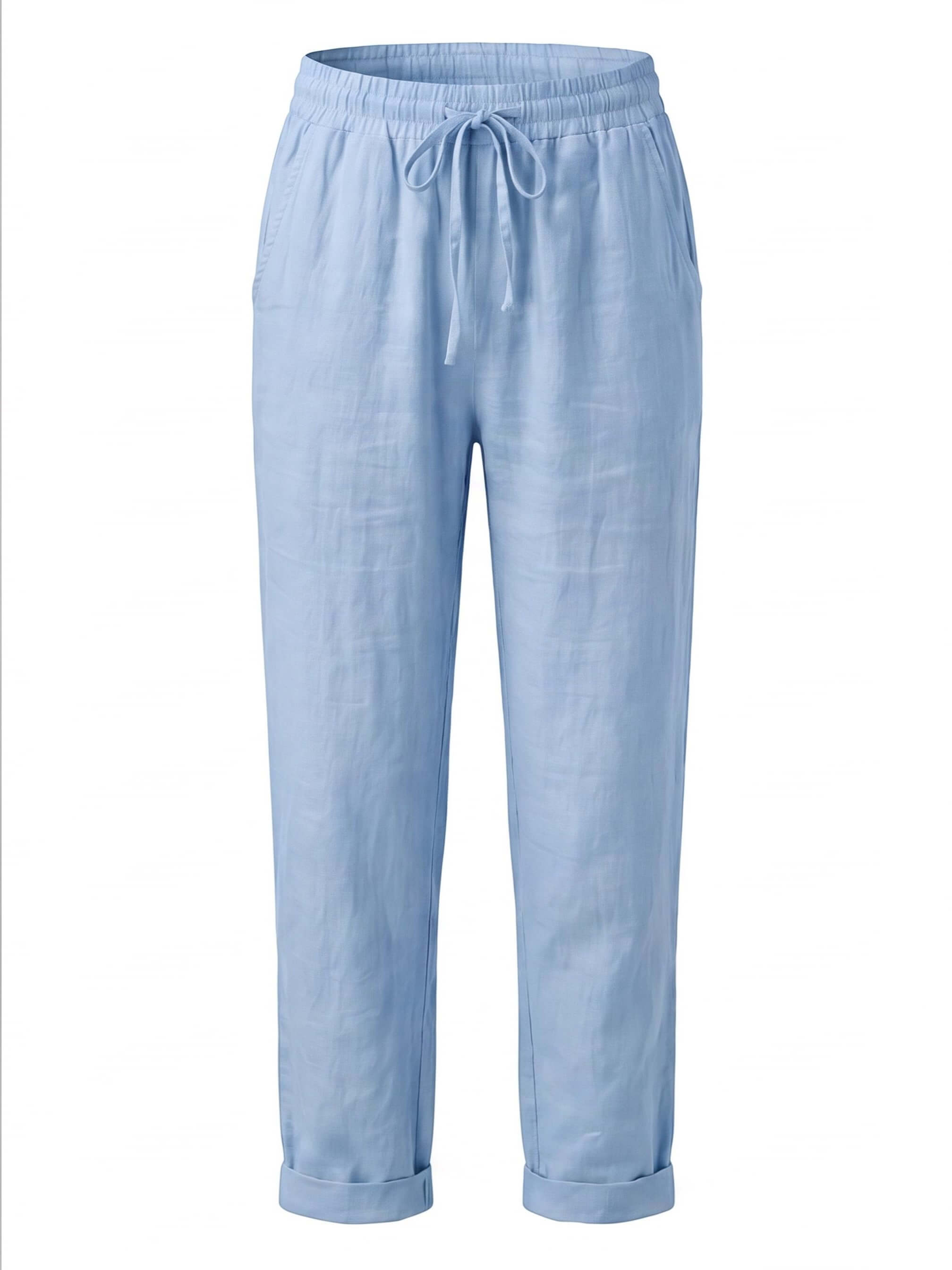 Damenhose mit Tunnelzug und schmal zulaufendem Bein
