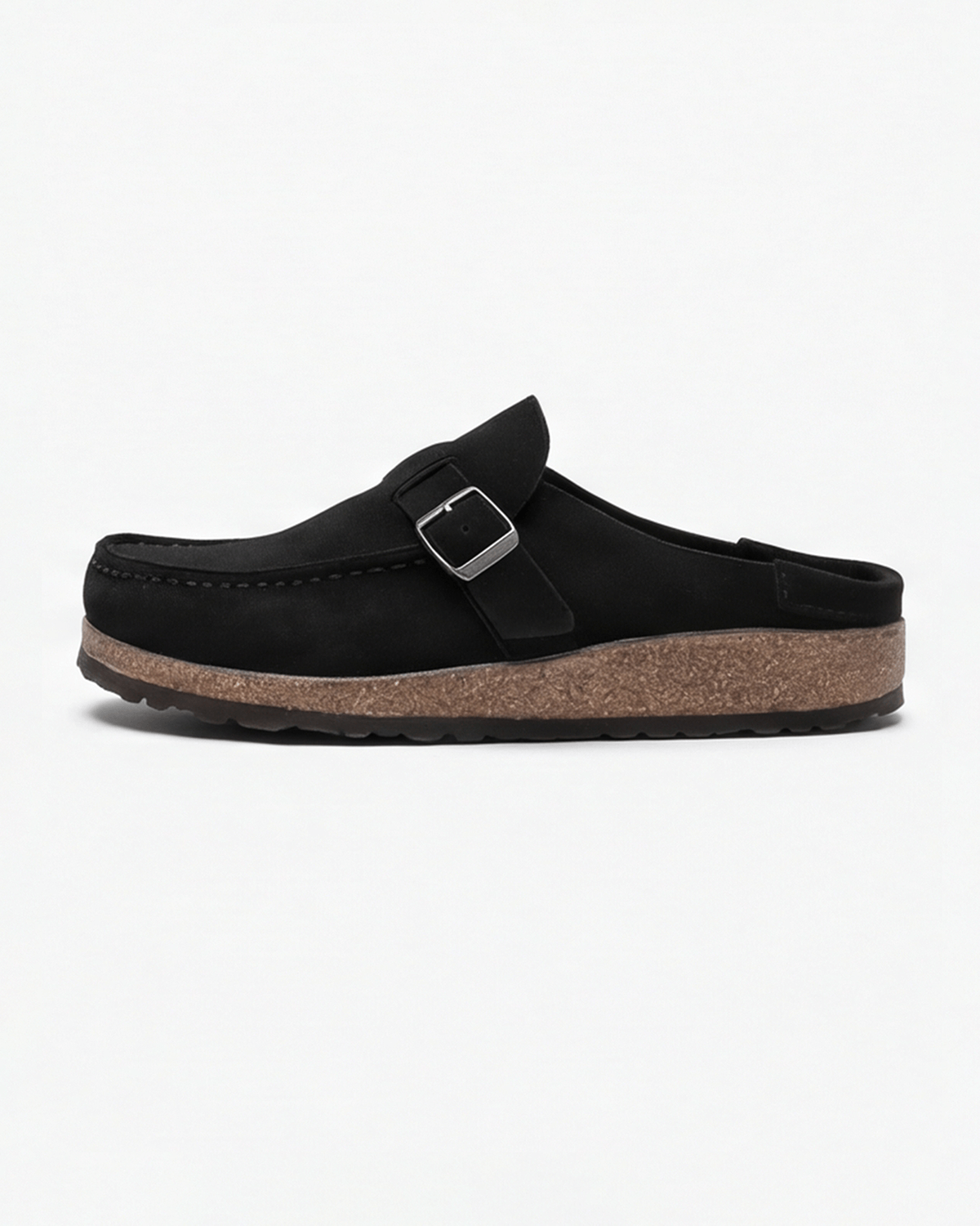 Damen Pantoletten im Loafer-Stil – mit Schnallenriemen