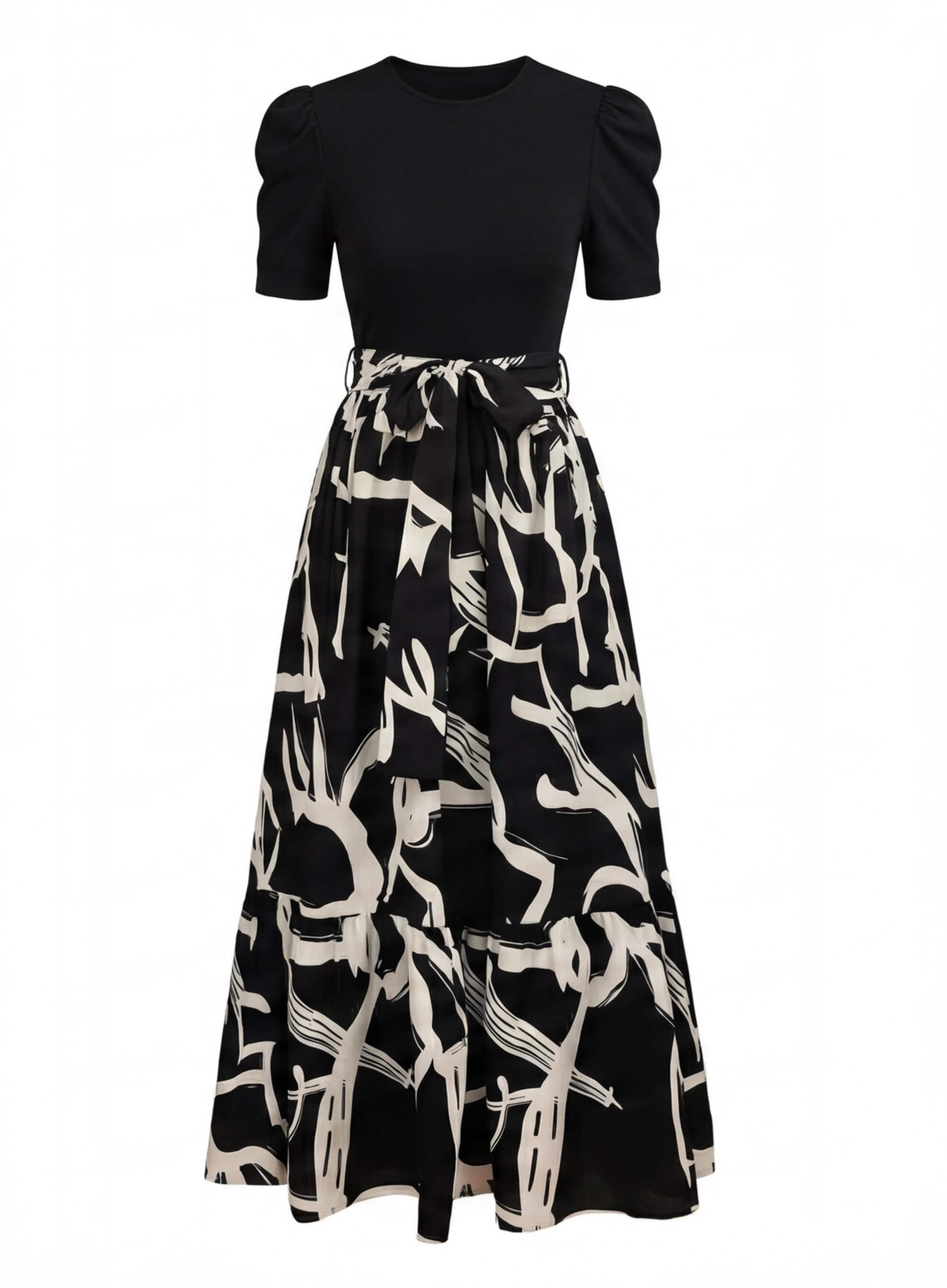 Damen Elegantes Florales Maxikleid – Müheloser Stil & Zeitlose Anmut