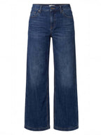 Damen Wide-Leg Jeans mit Distressed-Details