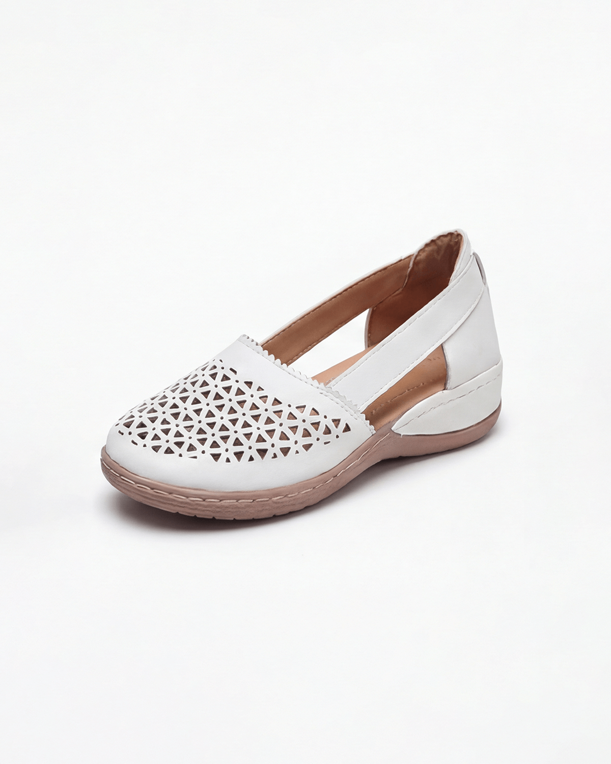 Damen Slingback-Ballerinas – mit Perforation