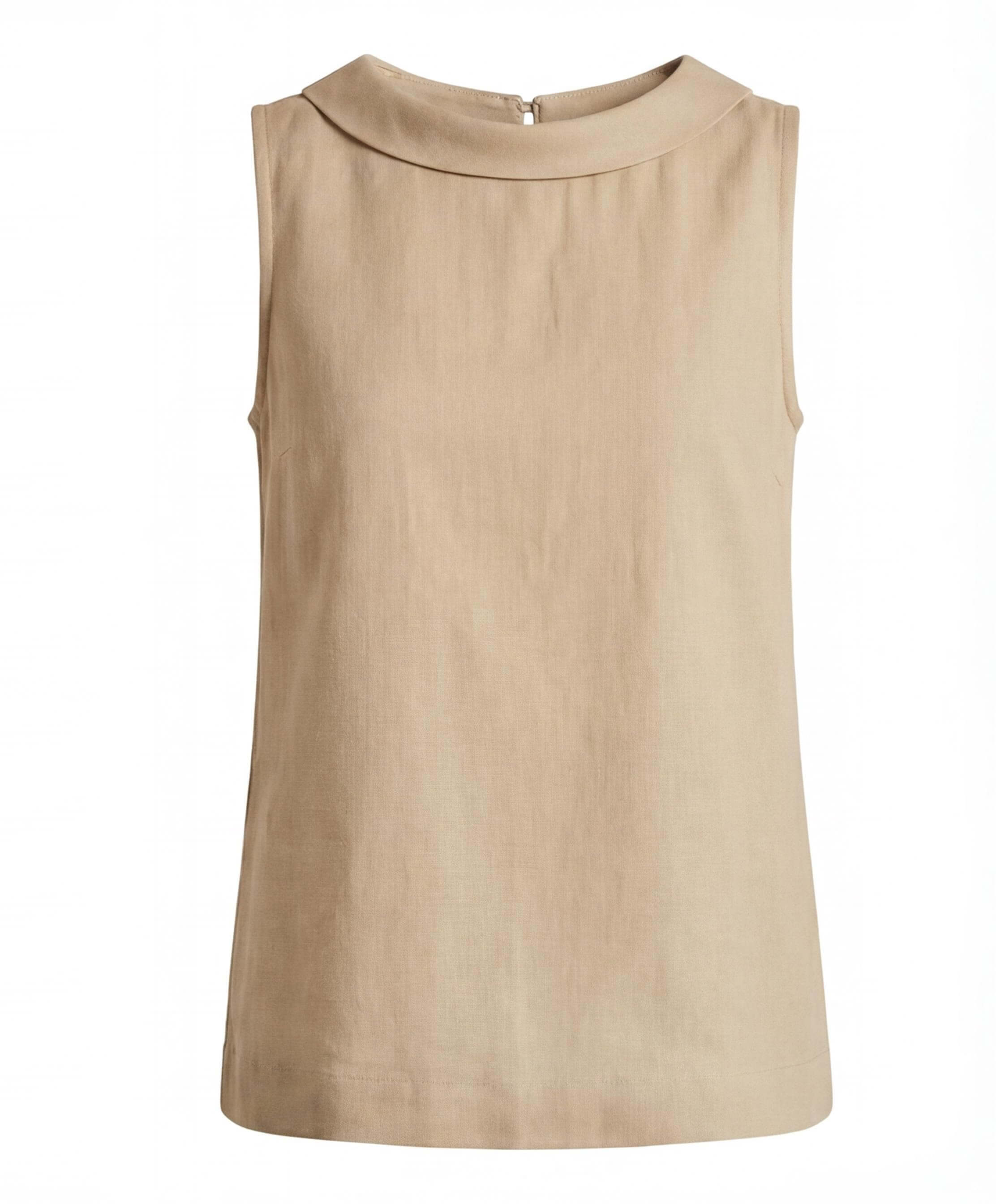 Damen Elegantes Ärmelloses Top mit Rollkragen
