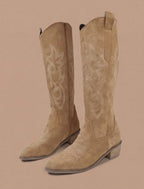 Ryder Bestickte Kniestiefel