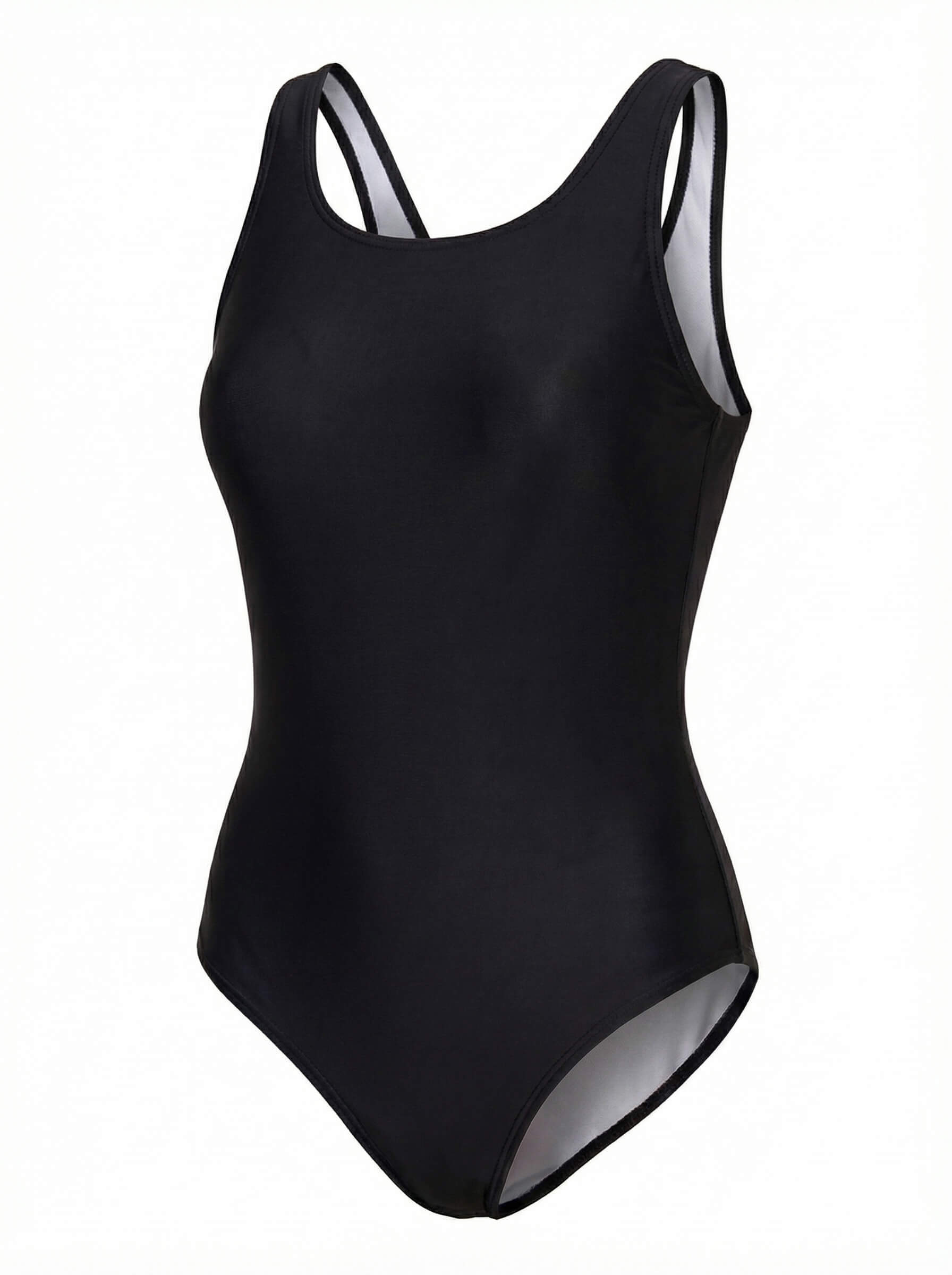 Damen Badeanzug – Sportlicher Einteiler mit Rückendetail