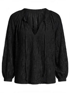 Boho Spitzenbluse für Damen mit offenem Ausschnitt