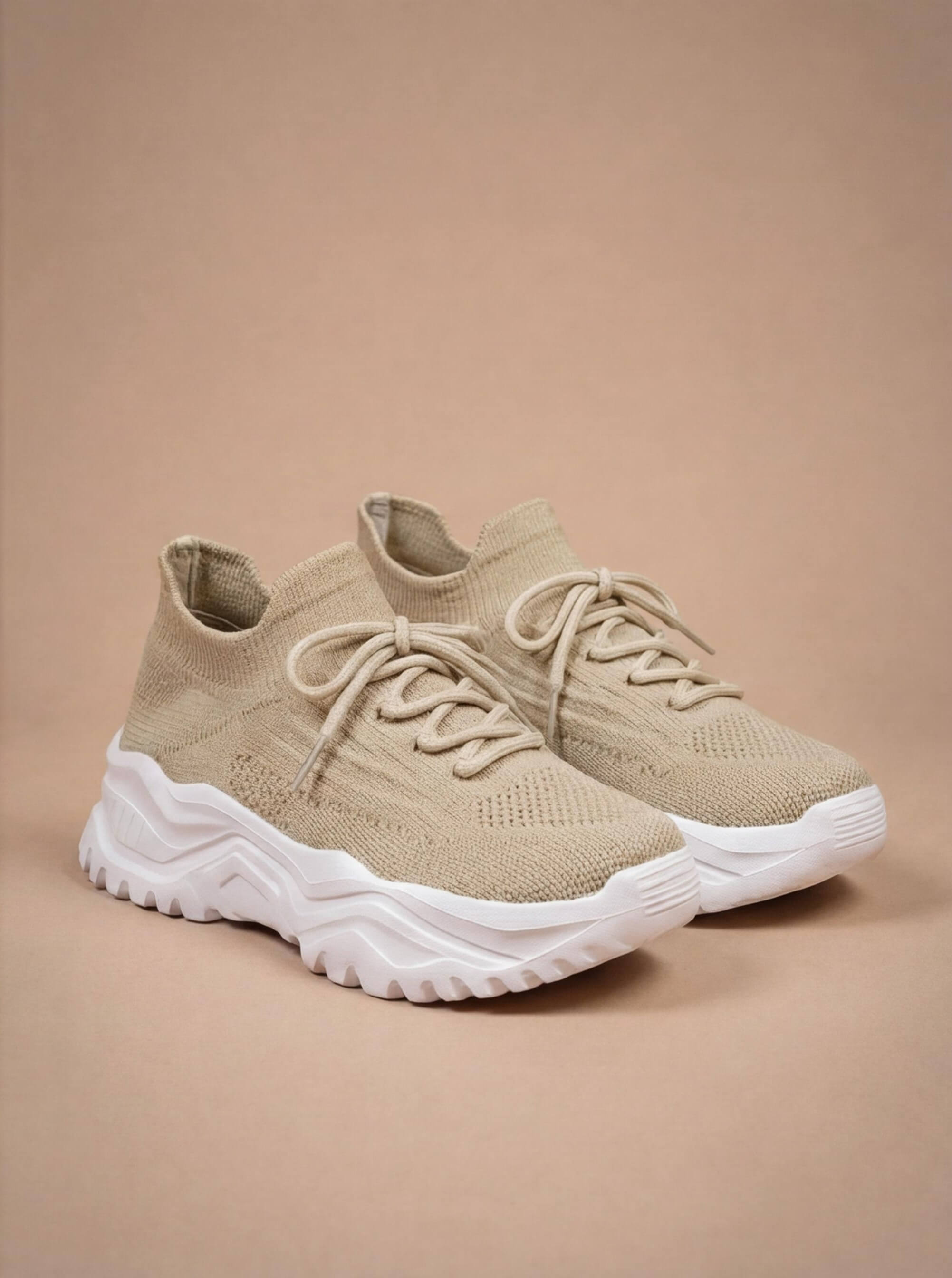 Damen Orthopädische Strick Sneaker – Leichte Unterstützung & Alltagstauglicher Komfort