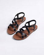 Damen Flache Sandalen – Riemchen im Käfig-Design