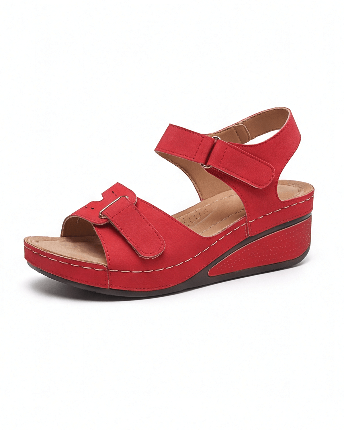 Damen Plateau-Sandalen mit Verstellbaren Riemen