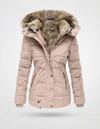 Damen Winterjacke – Gefüttert – Warme Parka mit Fellkapuze