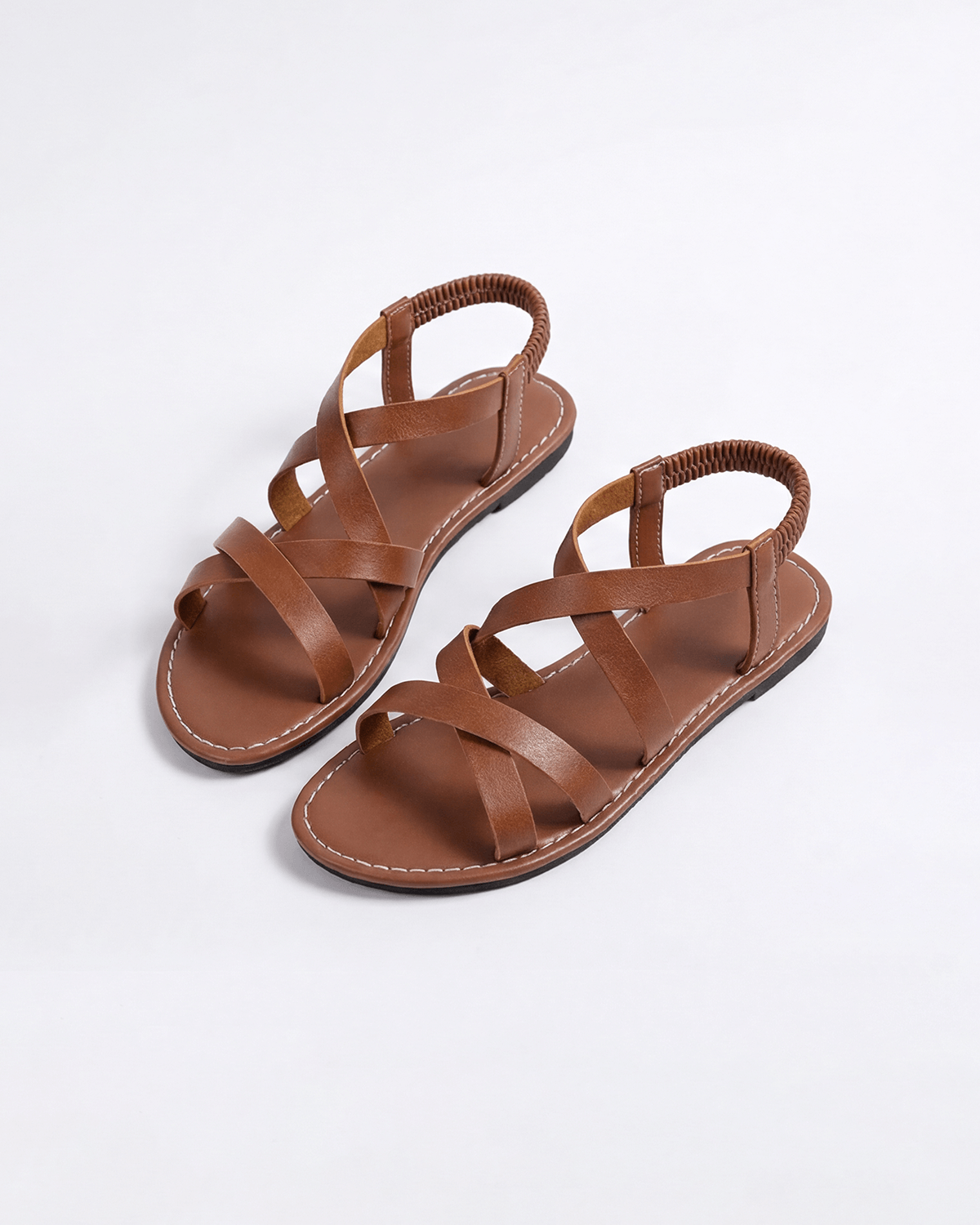 Damen Flache Sandalen – Riemchen im Käfig-Design