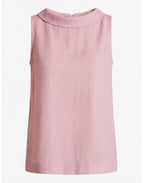 Damen Elegantes Ärmelloses Top mit Rollkragen