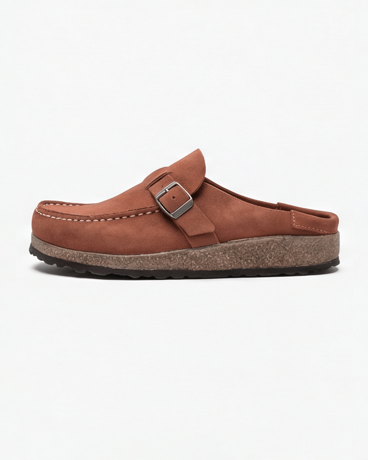 Damen Pantoletten im Loafer-Stil – mit Schnallenriemen