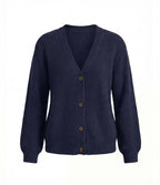 Damen Strickcardigan – Eleganter V-Ausschnitt & Angenehmer Stretch-Komfort