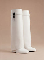 Damen Stiefel – Elegante Vegane Keilabsatz Boots