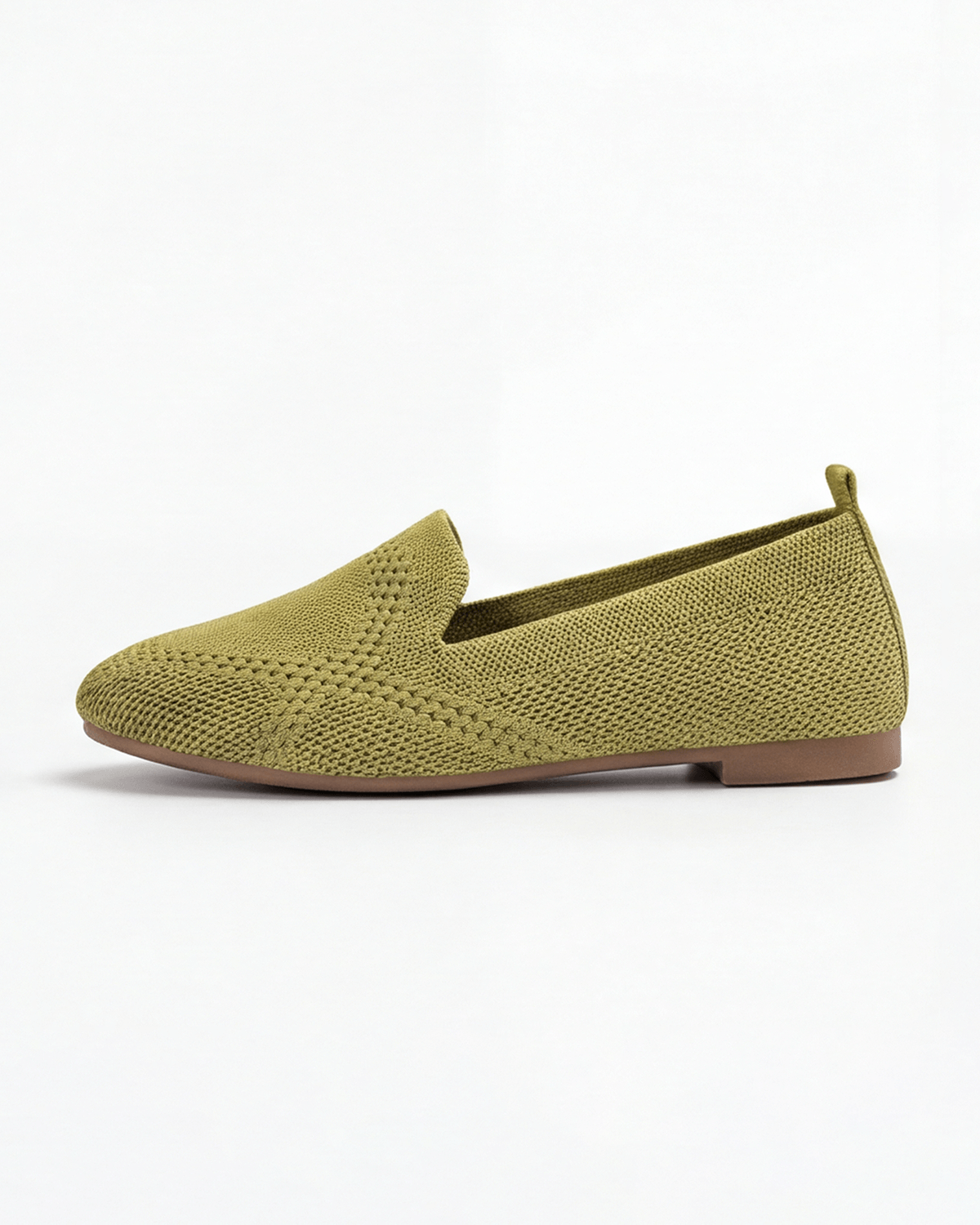 Damen Slipper in Strickoptik – Slip-On Design