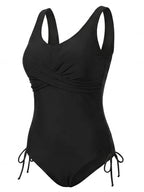 Damen-Badeanzug in großen Größen mit Twist-Front