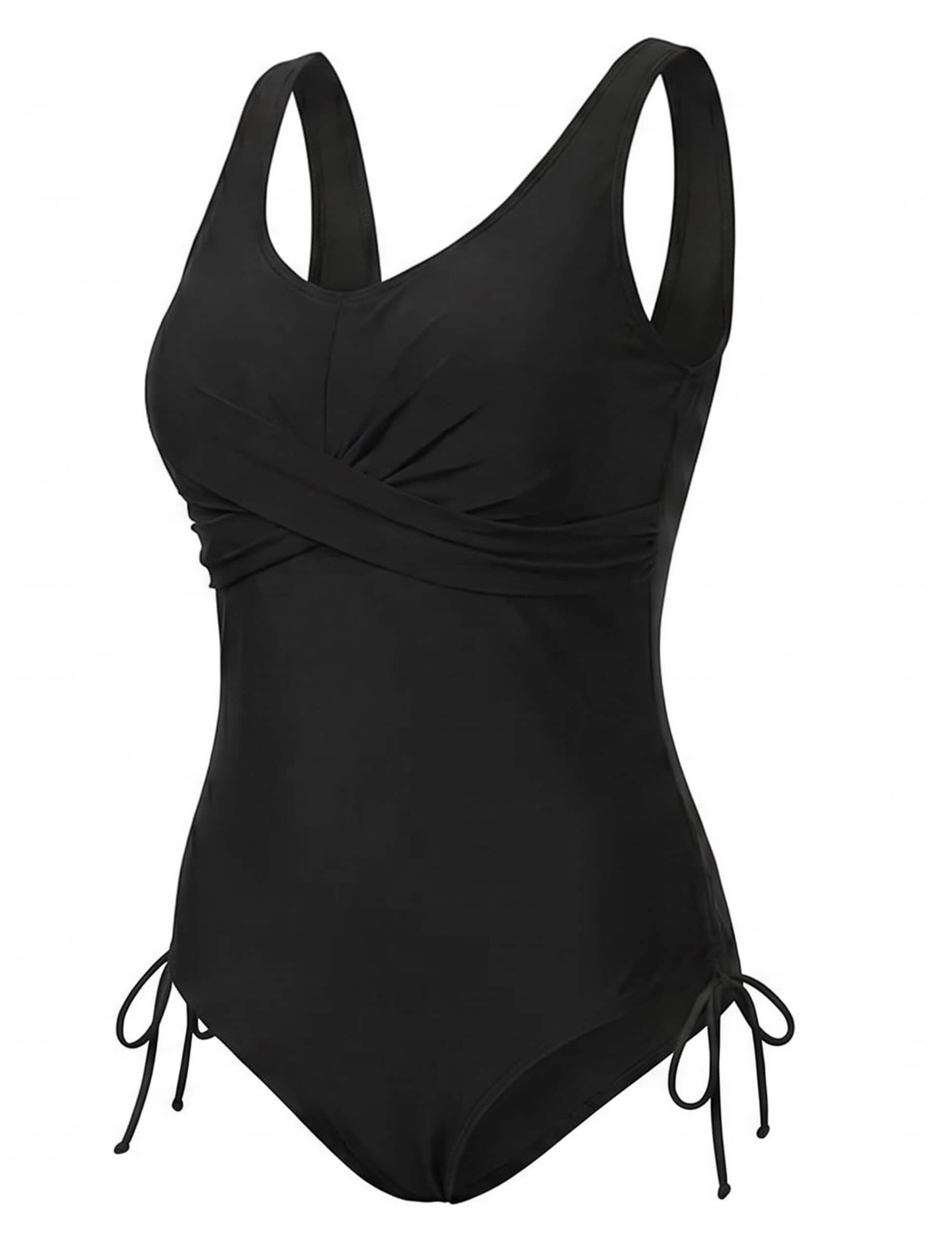 Damen-Badeanzug in großen Größen mit Twist-Front