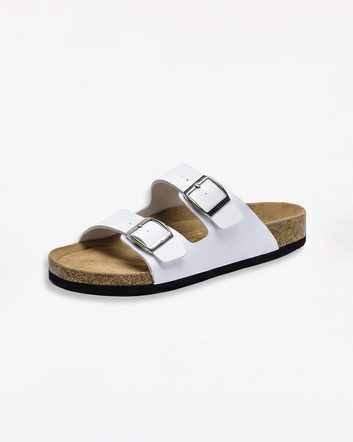 Damen Slide-Sandalen – mit Doppel-Schnallen