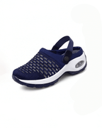 Clogs da donna con cinturino sul tallone – Effetto mesh - Ortopedico