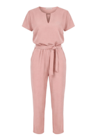 Damen Jumpsuit – Eleganter Kurzarm Jumpsuit mit Maßgeschneiderter Passform