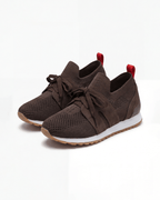 Damen Freizeit-Sneaker – Strick-Schnürschuhe