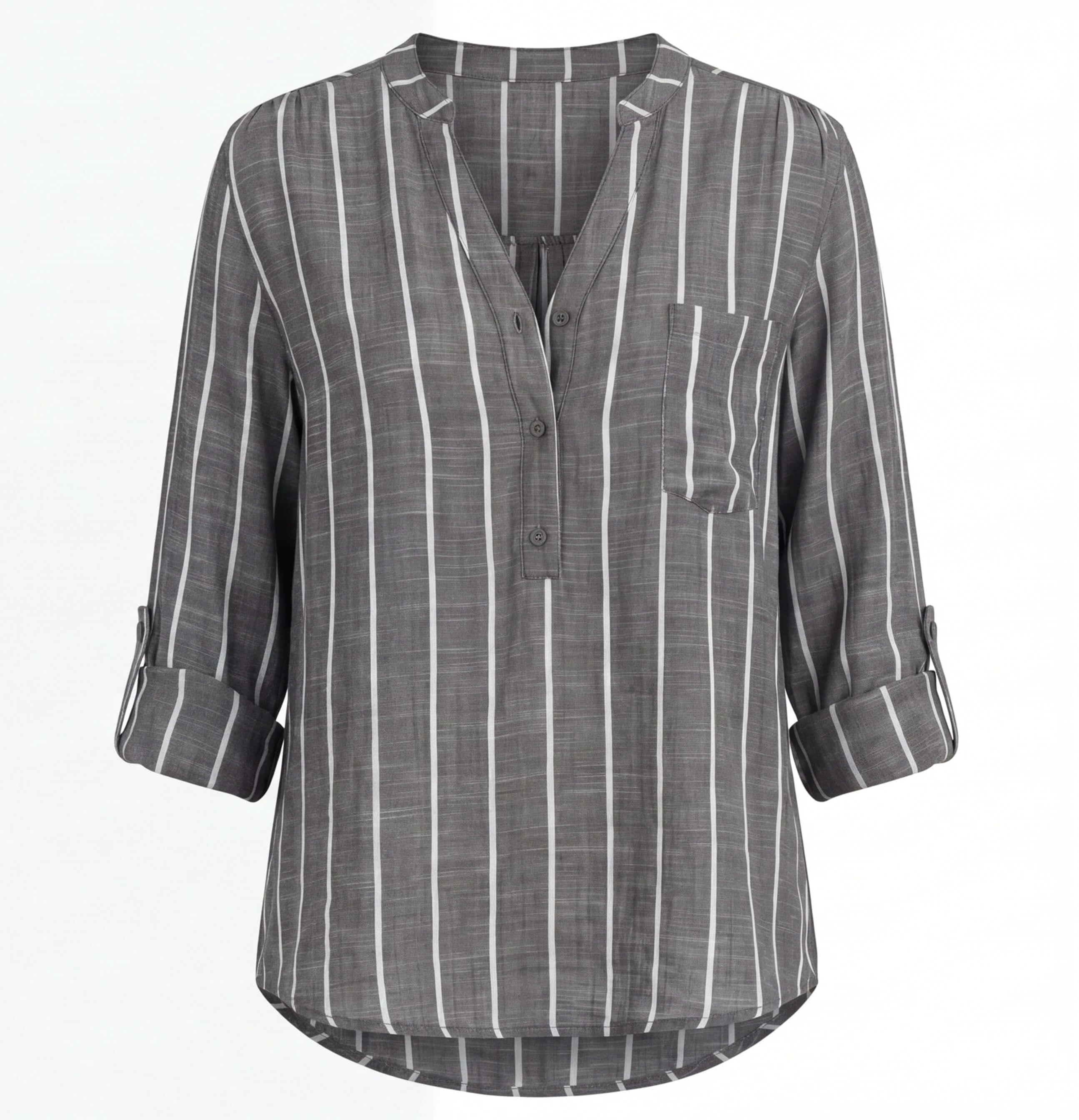 Damen Sommerbluse mit Streifen – Leichter & Müheloser Stil