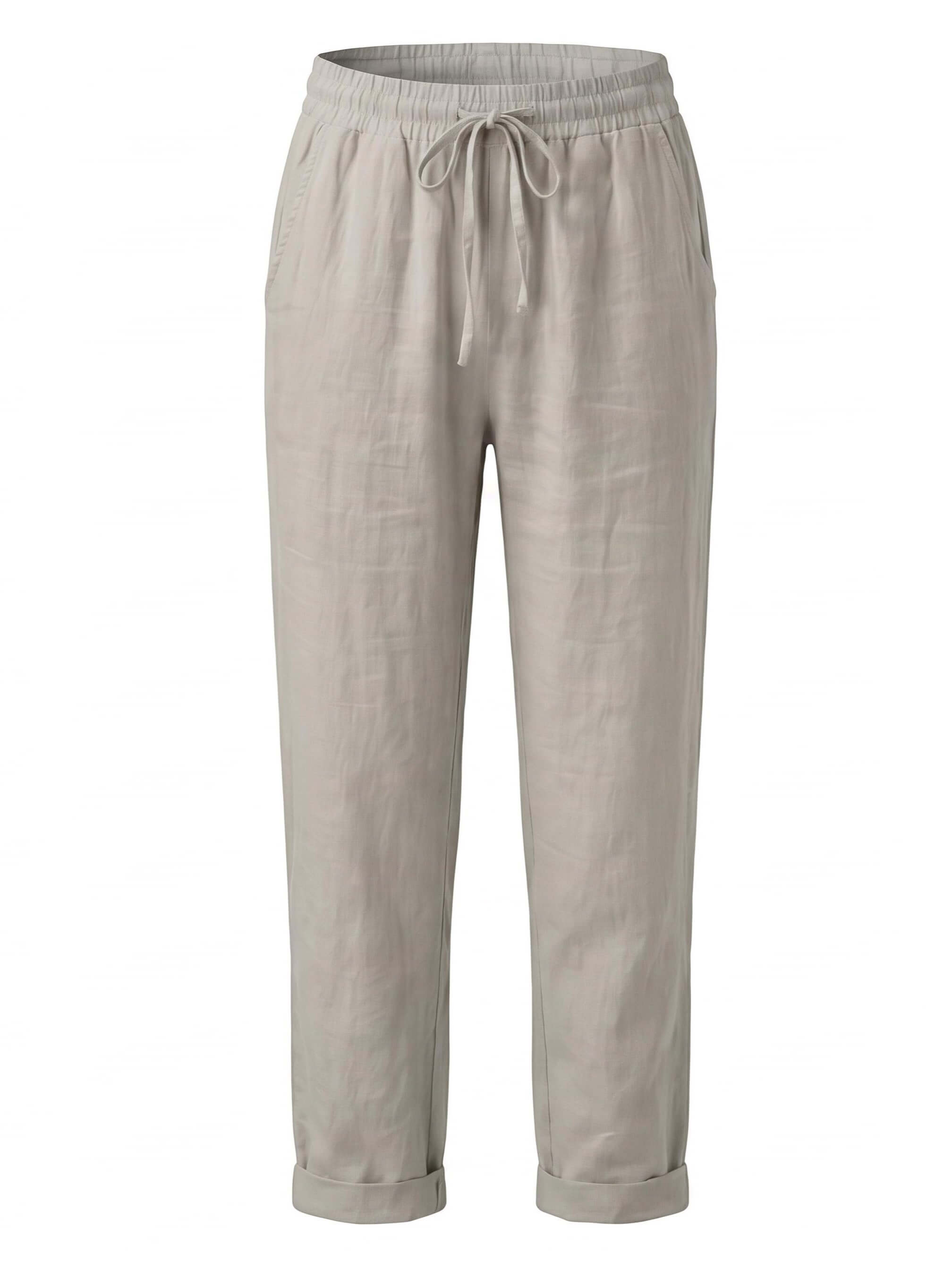 Damenhose mit Tunnelzug und schmal zulaufendem Bein