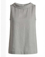 Damen Elegantes Ärmelloses Top mit Rollkragen