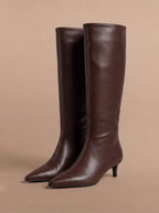 Aria Kniehohe Stiefel mit Spitzer Kappe