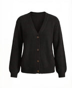 Damen Strickcardigan – Eleganter V-Ausschnitt & Angenehmer Stretch-Komfort
