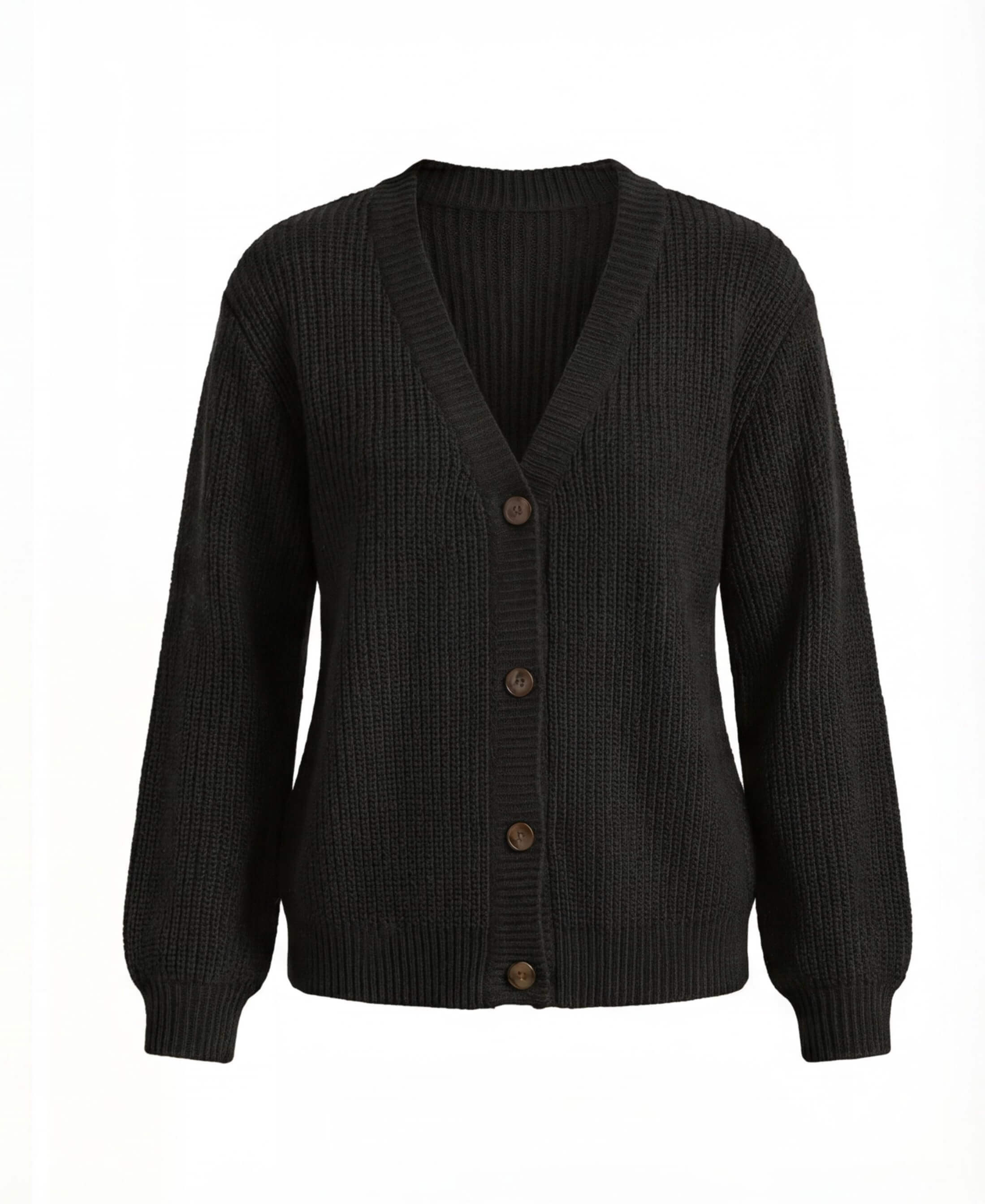 Damen Strickcardigan – Eleganter V-Ausschnitt & Angenehmer Stretch-Komfort