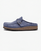 Damen Pantoletten im Loafer-Stil – mit Schnallenriemen