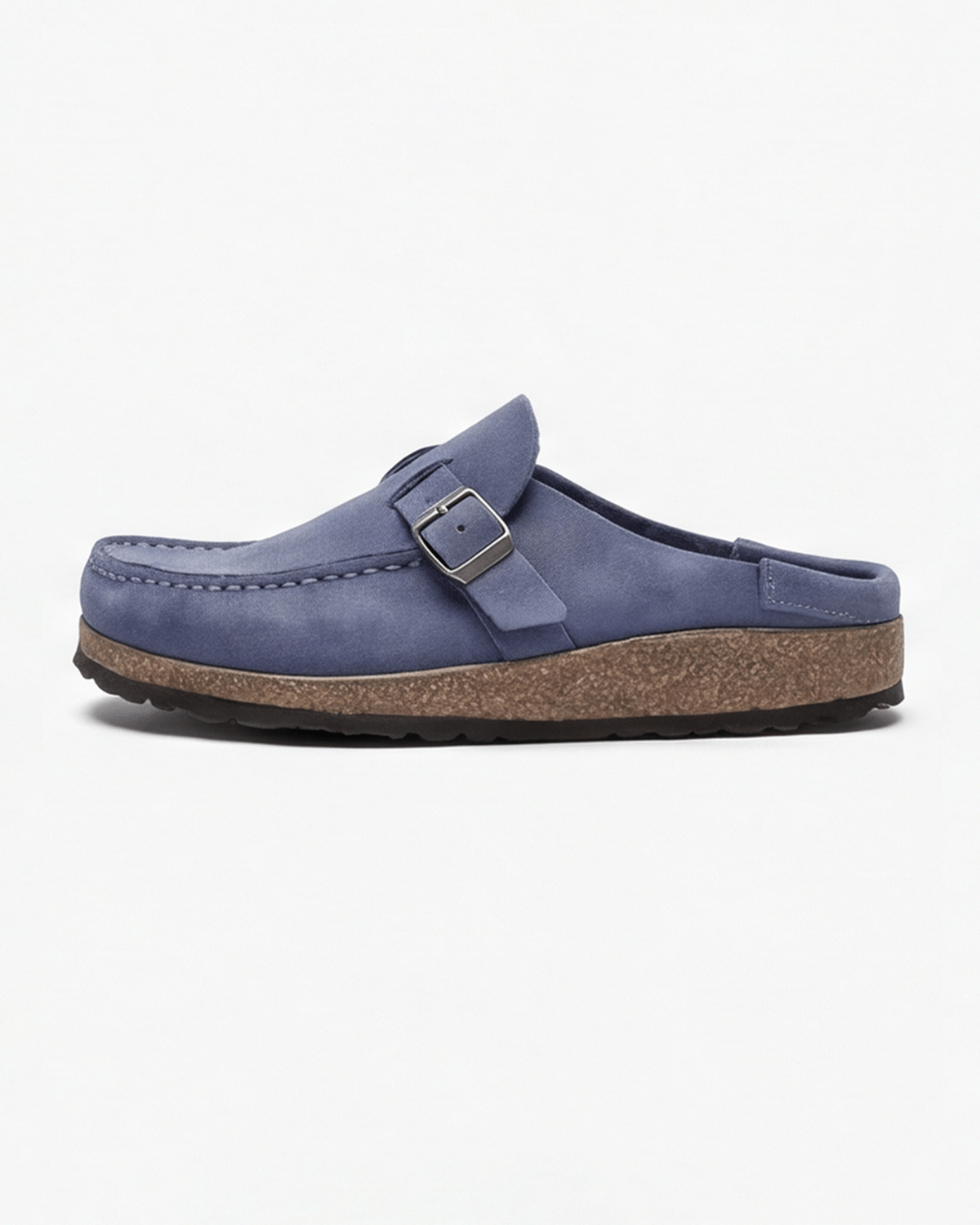Damen Pantoletten im Loafer-Stil – mit Schnallenriemen