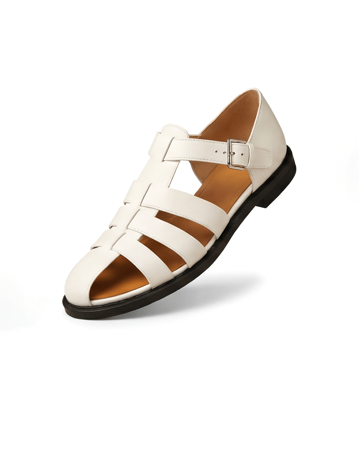 Damen Flache Sandalen – Fischerstil mit Schnalle