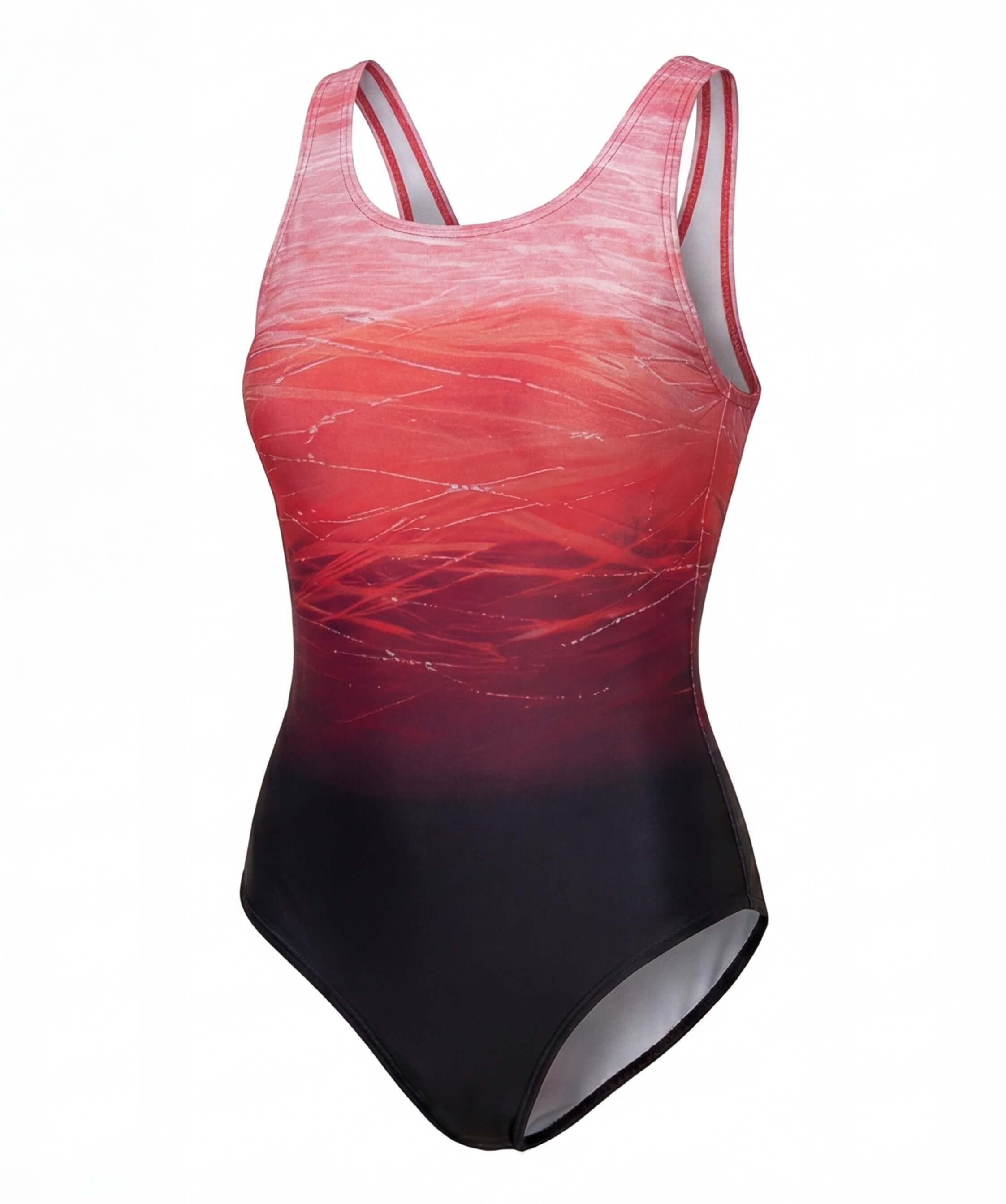 Damen Badeanzug – Sportlicher Einteiler mit Rückendetail