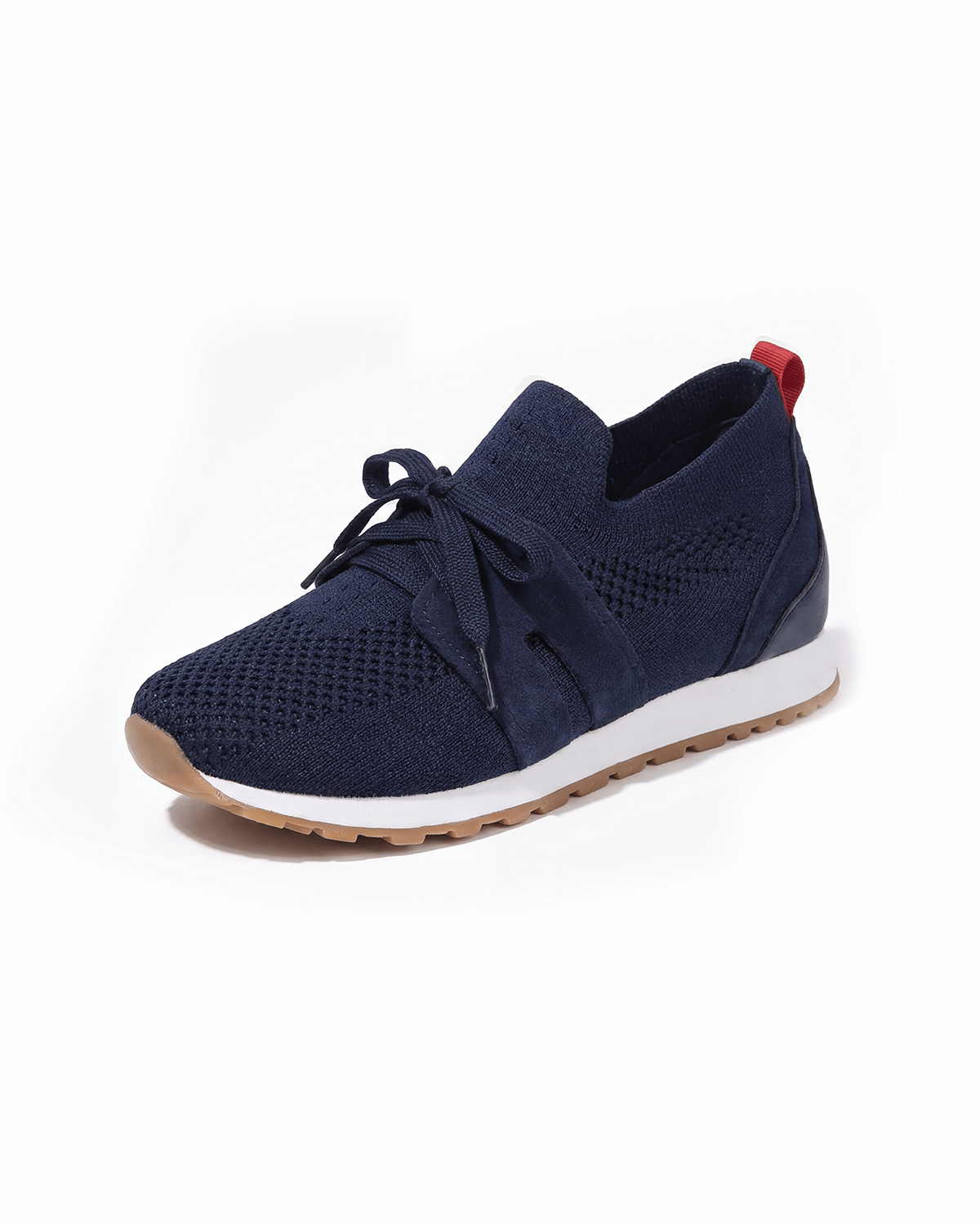 Damen Freizeit-Sneaker – Strick-Schnürschuhe
