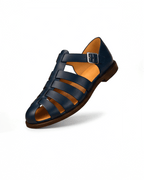 Damen Flache Sandalen – Fischerstil mit Schnalle