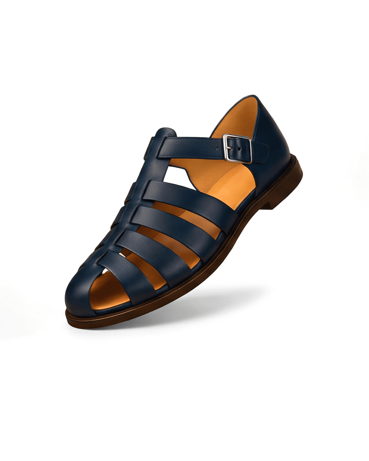 Damen Flache Sandalen – Fischerstil mit Schnalle