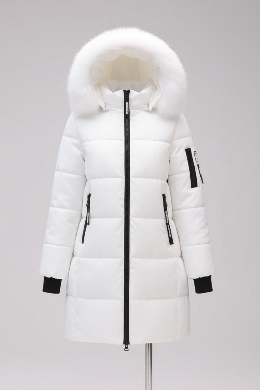 Ashford | Alannah – Women’s Quilted Insulated Parka Jacket with Fur Collar
