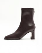 Damen Stiefeletten mit Blockabsatz – Eckige Zehenpartie