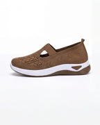 Sneaker da donna per il tempo libero – Knit Slip-On con ritagli