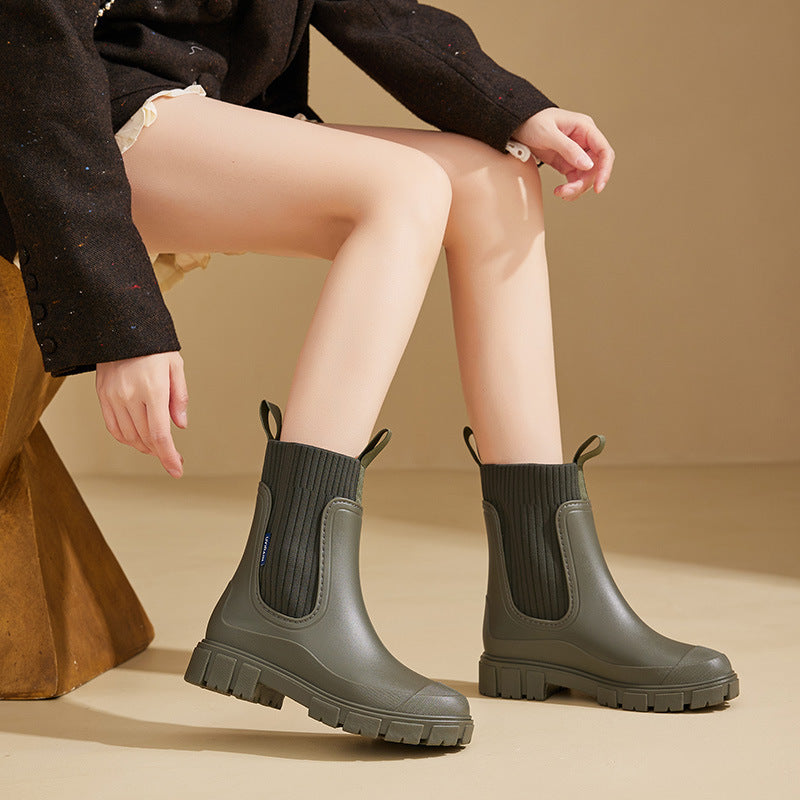 Damen Gummistiefel - Wasserdicht & Rutschfest